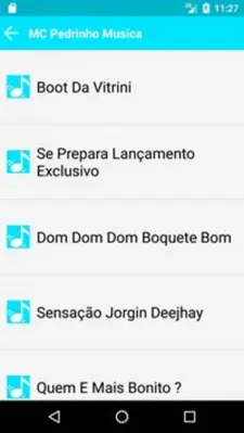 MC Pedrinho Musica android App screenshot 0